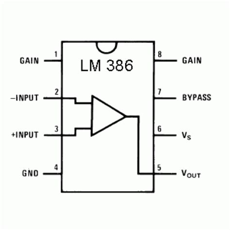 Lm386n 1 Low Voltage Audio Power Amplifier Ic