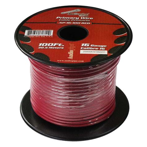 Audiopipe Primary Wire Gauge Foot Spool Red The Wholesale House