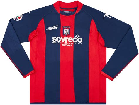 2006 07 Crotone Match Issue Home L S Shirt Tisci 29