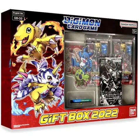 Digimon Trading Card Game 2021 T Box Gb 01 4 Ex01 Booster Packs Promo Card Counter Case