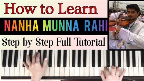 How To Sing N Play Nanha Munna Rahi On Casio Piano Tutorial 33 Shrinivasgadkari Youtube