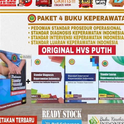 Jual DNE427 PAKET 4 BUKU KEPERAWATAN PEDOMAN SPO 3S SDKI SIKI SLKI