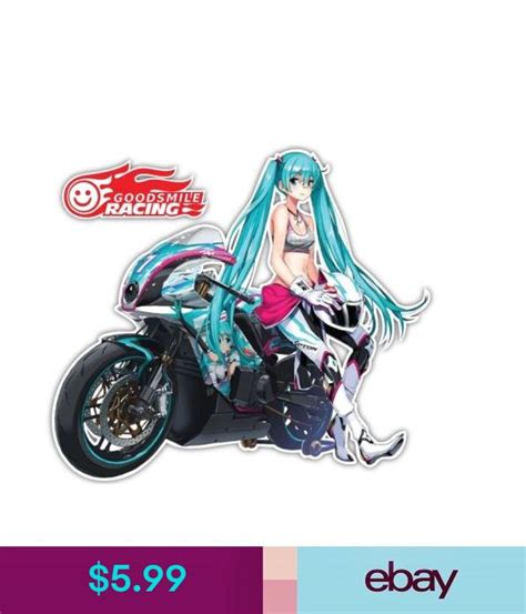 Vocaloid Racing Hatsune Miku Anime Car Window Decal Sticker 062