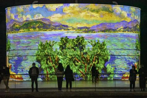 Bordeaux France The Bassins De Lumieres Immersive Art Exhibitions In