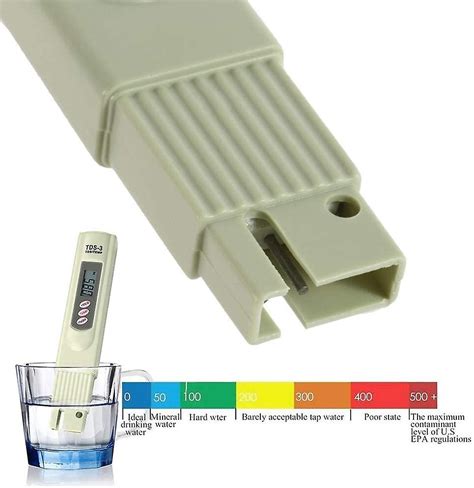 Lcd Tds 3 Mètre pour la qualité de leau potable Testeur numérique