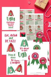 Fun Ugly Sweater Party Decorations - Oh My Creative