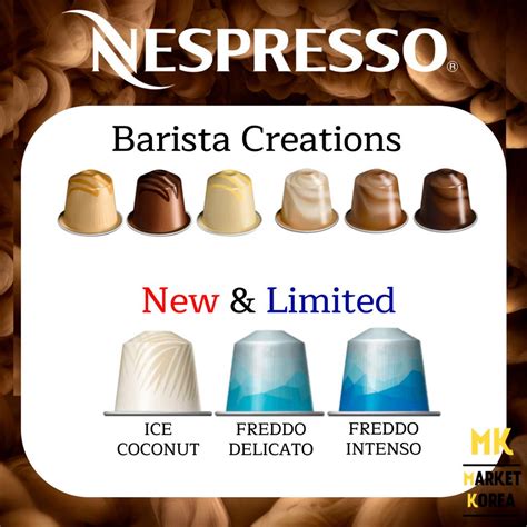 Nespresso Capsules Original Barista Creations Coffee Capsules 6