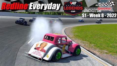 Betty White Car Spinning Out Advanced Legends Thompson Speedway