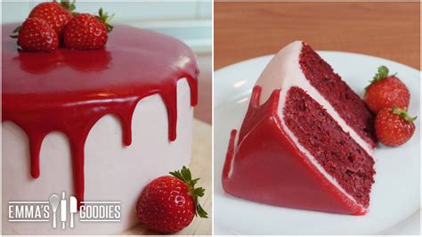 Red Velvet Cake Recipe with Cream Cheese Frosting ( Drip Cake ) - The ...