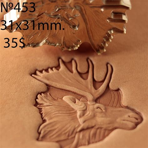 Tools For Leather Crafts Stamp 453 Elk Etsy