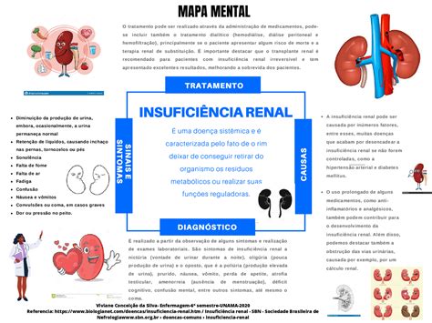 Mapa Mental Insufici Ncia Renal Esquemas Y Mapas Conceptuales Salud