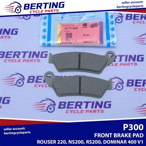 Front Brake Pad Rouser Ns Ns Rs Dominar Genuine Jl