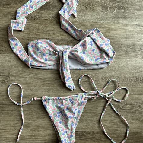 Swim Flower Bikini Poshmark