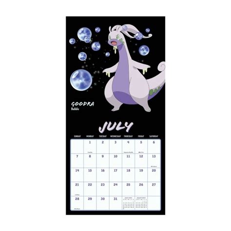 Pokémon Moves 2024 Wall Calendar | Pokémon Center Official Site