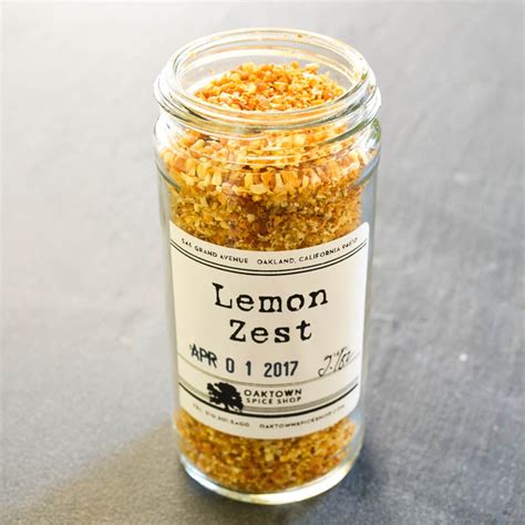 Lemon Zest Oaktown Spice Shop