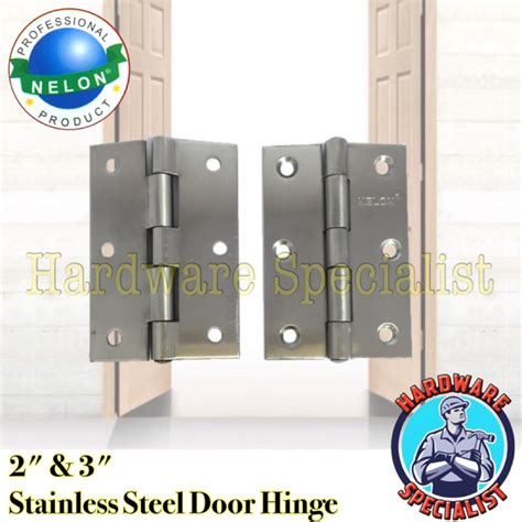 Nelon Stainless Steel 304 Door Hinge 2 Inch And 25 Inch And 3 Hinge