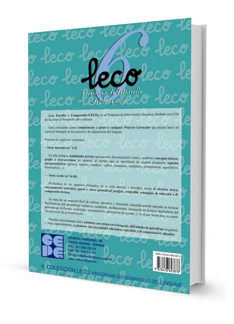 Leco 06 Leo Escribo Y Comprendo Editorial CEPE