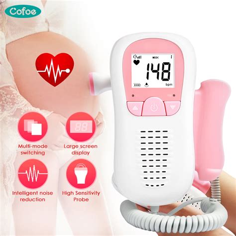 Portable Prenatal Baby Heartbeat Listener Medical Ultrasound