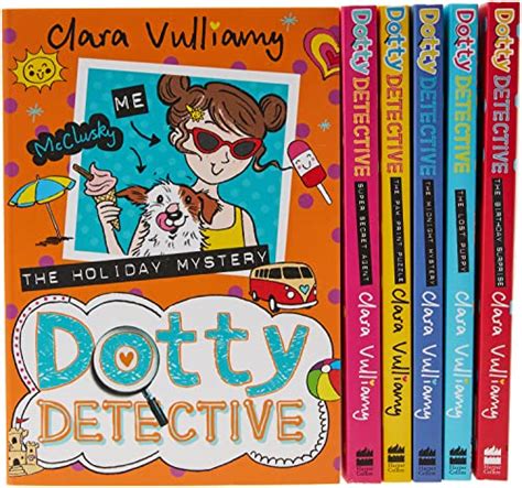 Clara Vulliamy Dotty Detective 6 Book Collection Vulliamy Clara