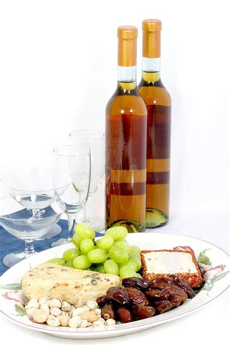 Wine and cheese platter stock image. Image of green, alcoholic - 2040063