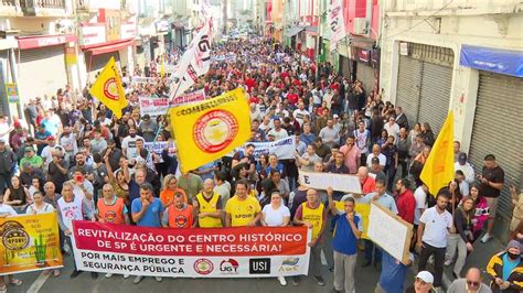 Comerciantes E Moradores Do Centro De Sp Protestam Contra Viol Ncia E