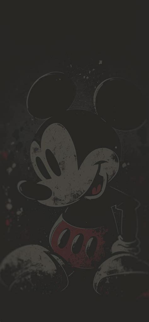 Mickey Mouse Black Wallpaper - Mickey Mouse Wallpaper iPhone