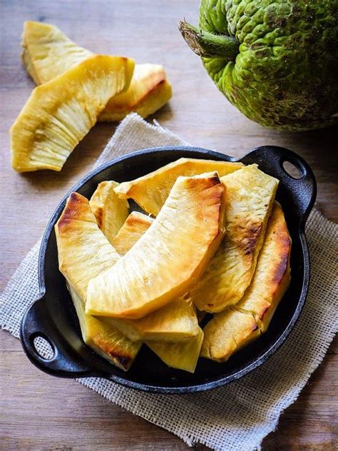 Roasted And Fried Breadfruit Recipe Breadfruit Recipes Breadfruit