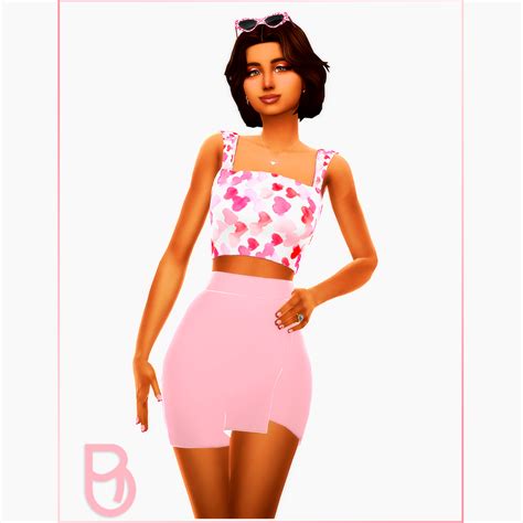 Download Summer Skirt Short And Top The Sims 4 Mods Curseforge