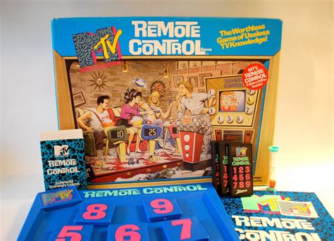 MTV Remote Control Board Game by Pressman Toys 1989