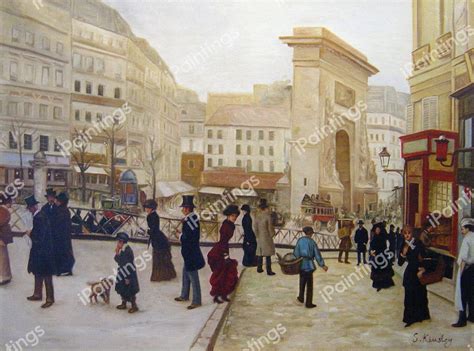 La Porte Saint Denis Painting By Jean Beraud Reproduction Ipaintings