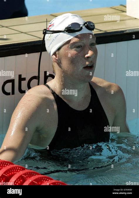 Womens 800m Freestyle Great Britains Rebecca Cooke Reacts After Her