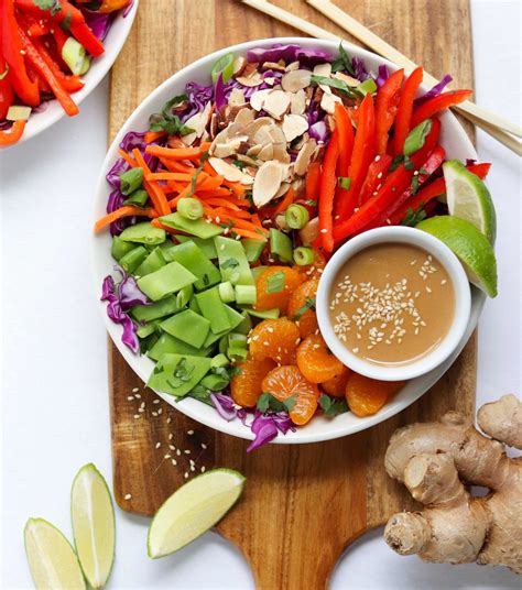 Crunchy Whole30 Asian Salad And Orange Dressing Cook At Home Mom