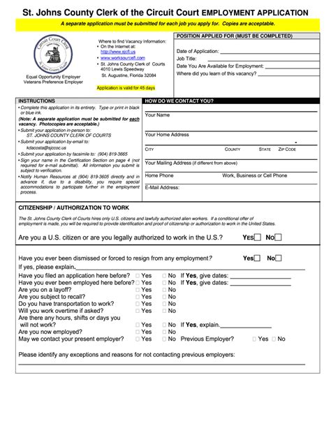 St johns county clerk of court: Fill out & sign online | DocHub