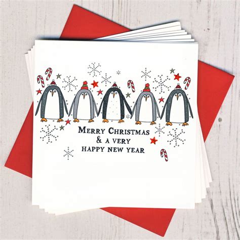 Pack Of Five Christmas Cards