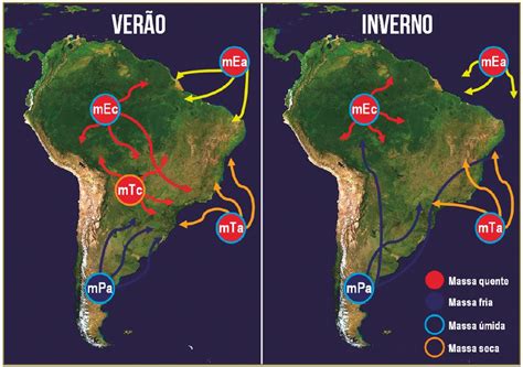 Massas De Ar Fria - A atmosfera: tempo, clima e massas de ar