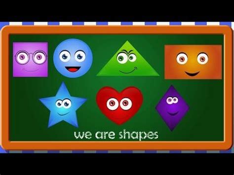 The Shapes Song | Shape songs, Shapes kindergarten, Abc alphabet song