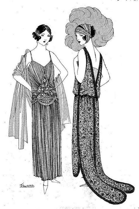 Femme De France 1920 Fashion Illustration Vintage 1920s Fashion Art Deco Fashion