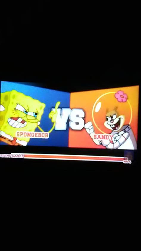 Super Brawl 2 Spongebob Vs Sandy Spongebob Sandy Brawl