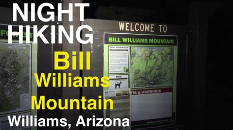 Night Hiking Bill Williams Mountain Williams Az Youtube