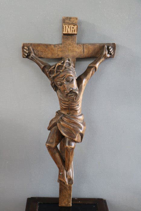 Cristo Con Croce 43 Cm 1 Arte Popolare Legno Catawiki