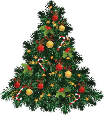 Christmas Noel Tree Arbre Fir Ball Image Deco Decoration Tube