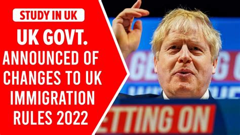 Uk Government Announced Of Changes To Uk Immigration Rules What