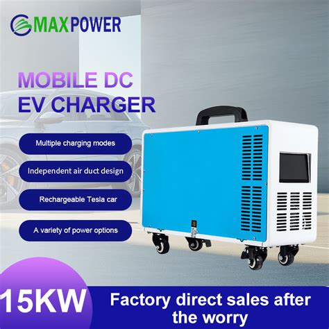 Portable Kw Dc Fast Charging Station Ccs Dc Ev Charger Mobile