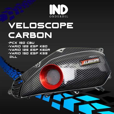 Jual Tutup Box Filter Veloscope Carbon Pcx Old Vario