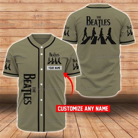 The Beatles Jersey Baseball Jersey Music Lovers T For Etsy