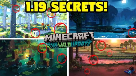 Minecraft 1 19 Secrets Concept Art Breakdown The Wild Update Youtube