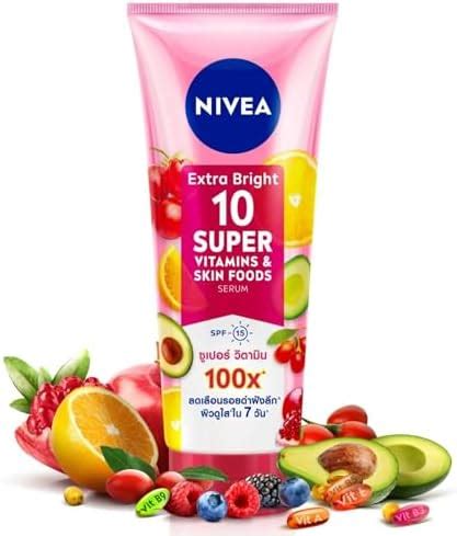 Amazon Nivea Extra Bright Radiant Smooth Super Food X