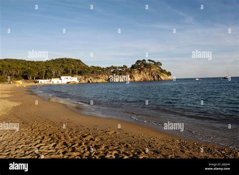 El Castell Beach Palamos Costa Brava Girona Spain Stock Photo Alamy