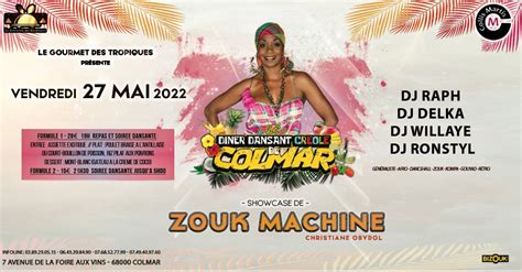 D Ner Dansant Cr Ole Showcase Zouk Machine Collis Martis