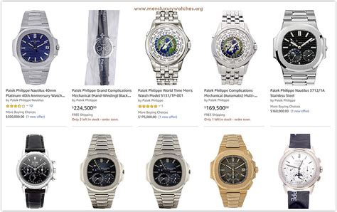 Luxury Lifestyle Advice: Patek Philippe Men's Watches price list